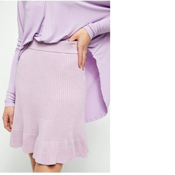 Free People “Solid Gold” Skirt in New Orchid - Picture 8 of 8
